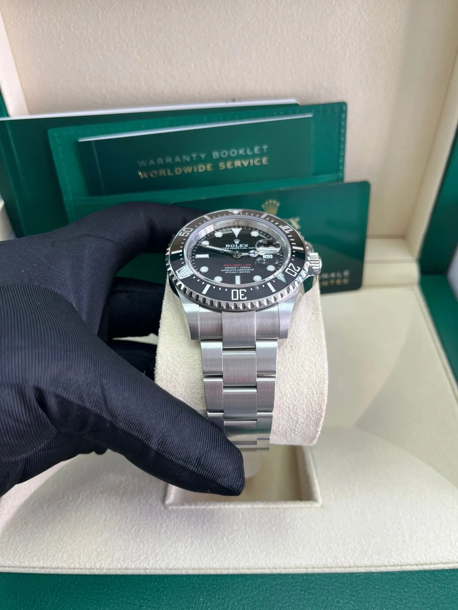 Rolex Sea-Dweller 43 Stainless Steel/ Black Dial/ Ceramic RED 50th Anniversary (Ref# 126600)