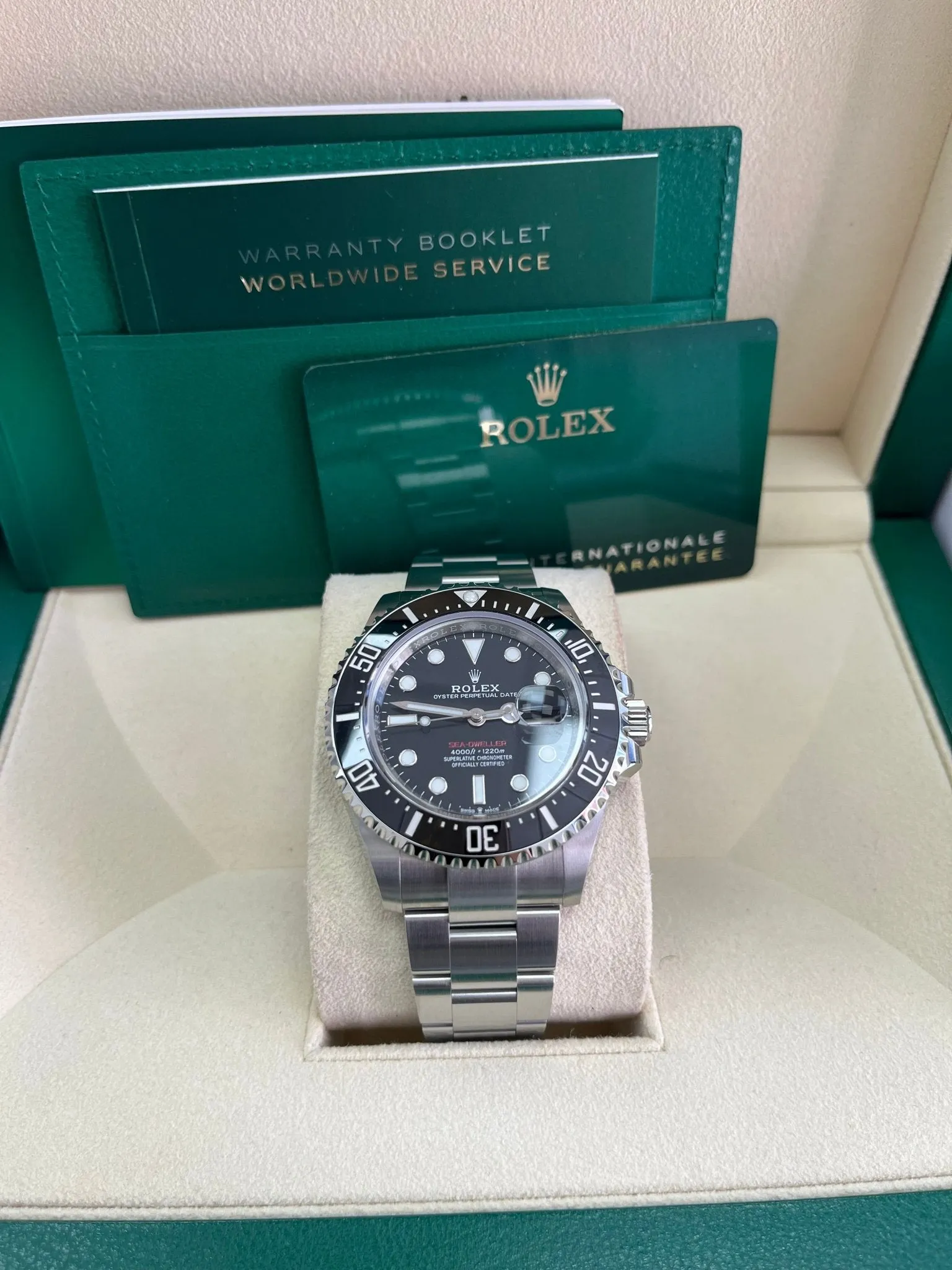 Rolex Sea-Dweller 43 Stainless Steel/ Black Dial/ Ceramic RED 50th Anniversary (Ref# 126600)