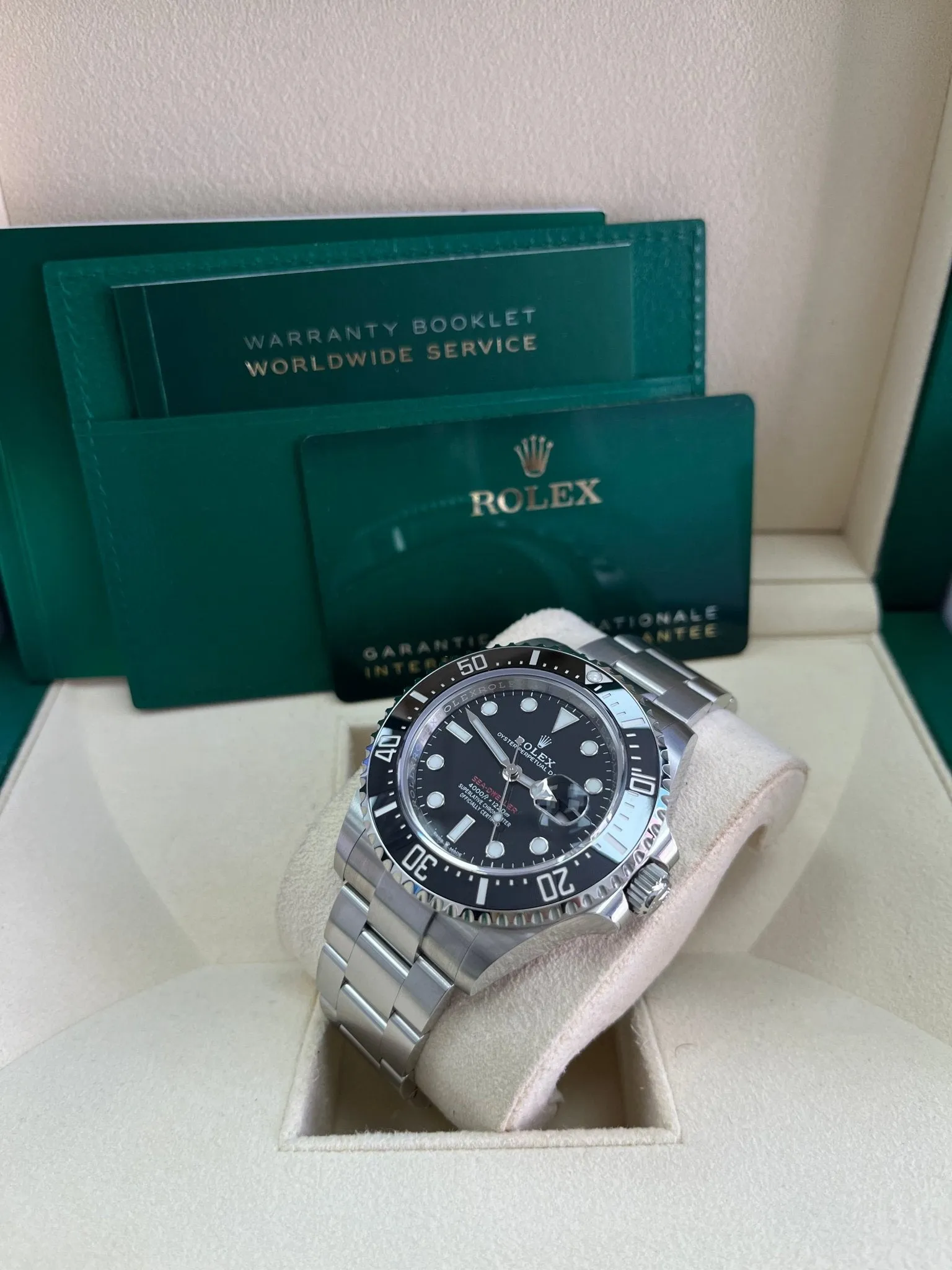 Rolex Sea-Dweller 43 Stainless Steel/ Black Dial/ Ceramic RED 50th Anniversary (Ref# 126600)