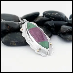 Ruby Zoisite Pendant