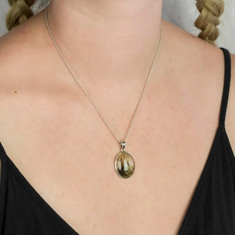 Rutilated Quartz Necklace