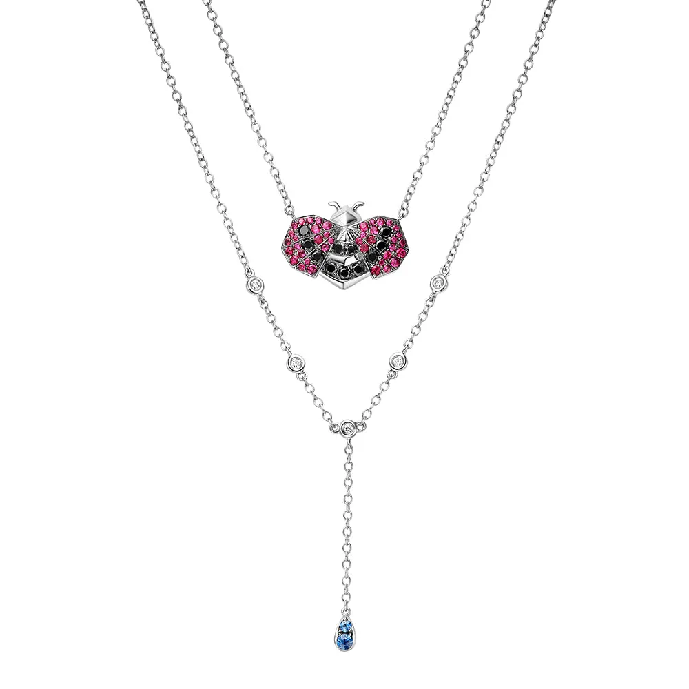 SARAH ZHUANG - FANTASY GARDEN - LADYBIRD NECKLACE