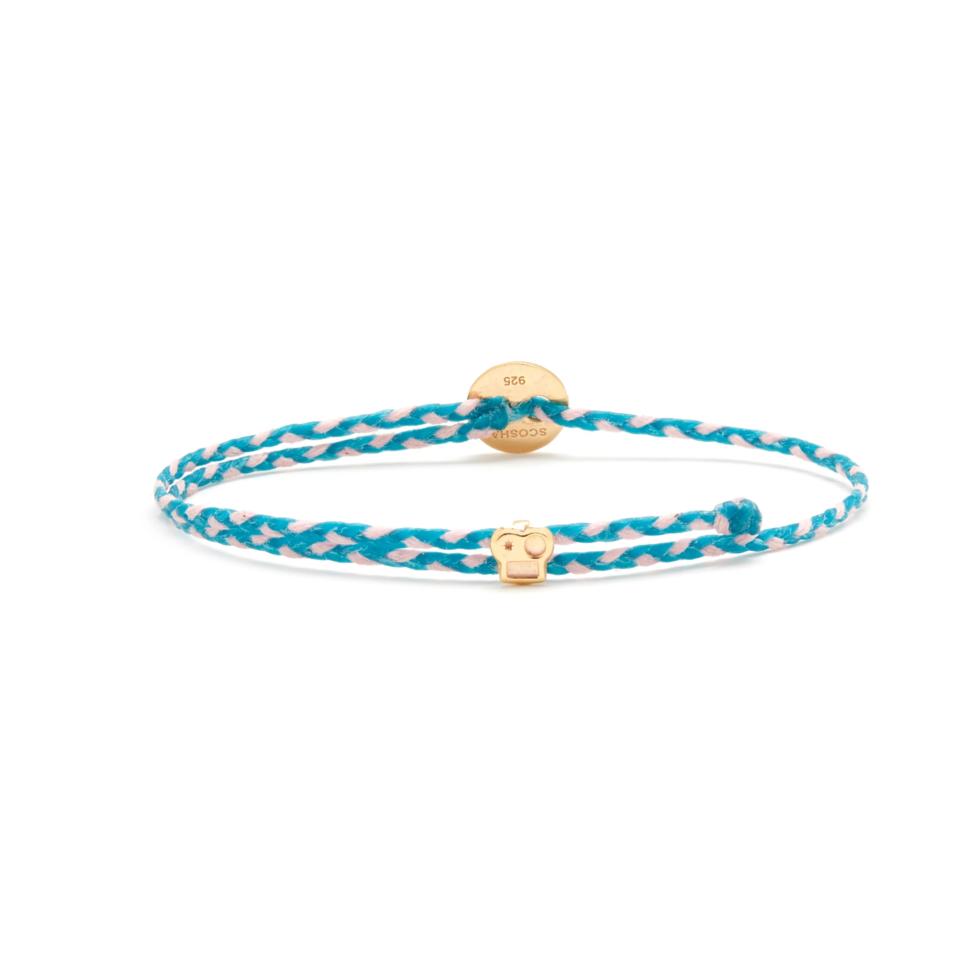 Signature Bracelet in Turquoise & Light Pink