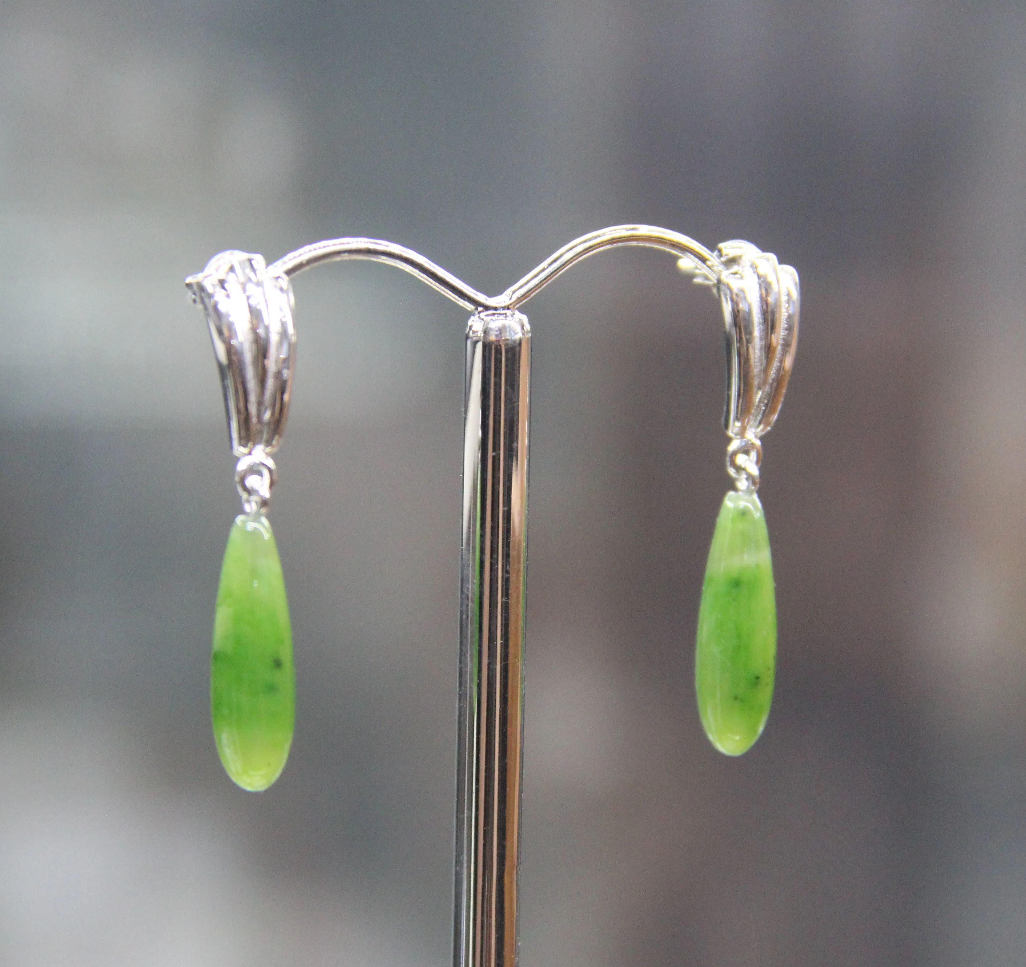 SILVER DROP EARRINGS #1068