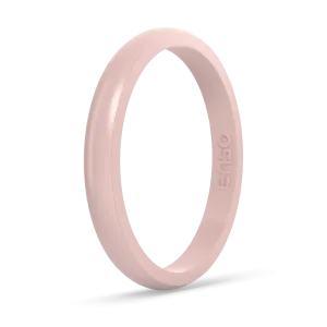 Stackable Silicone Ring - Pink Sand