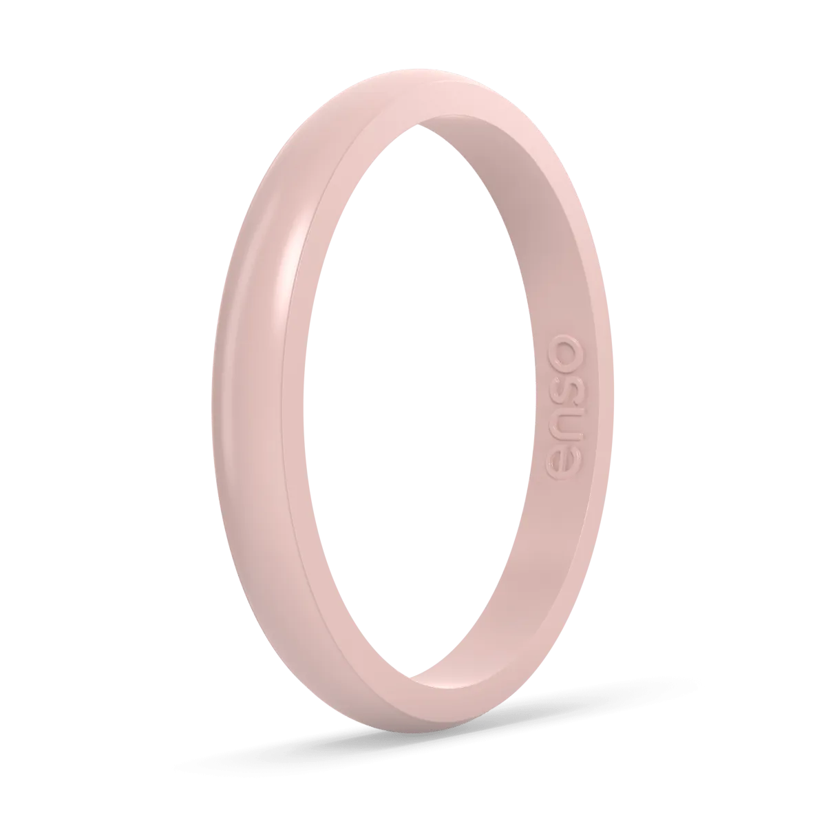 Stackable Silicone Ring - Pink Sand