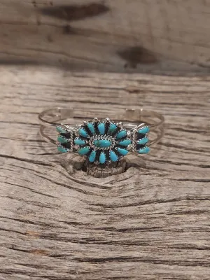 Turquoise Cluster Cuff