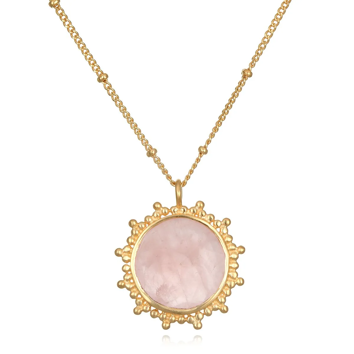 Unlimited Compassion Rose Quartz Gemstone Necklace