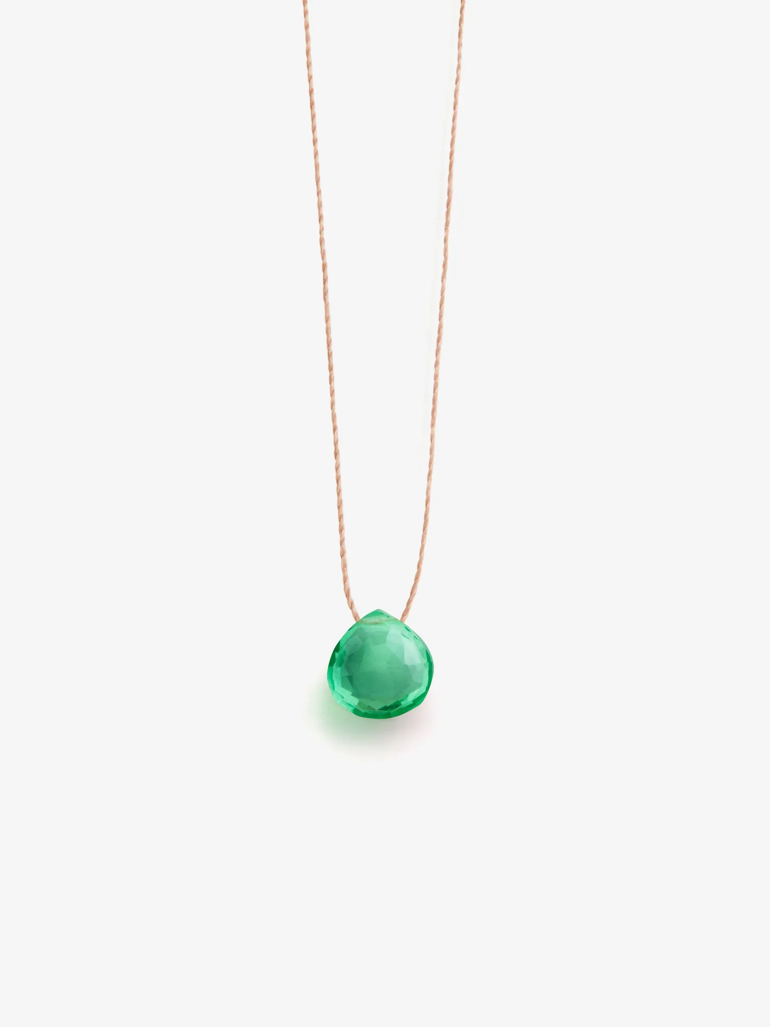 Wanderlust Life Fine Cord Necklace - Seafoam Green